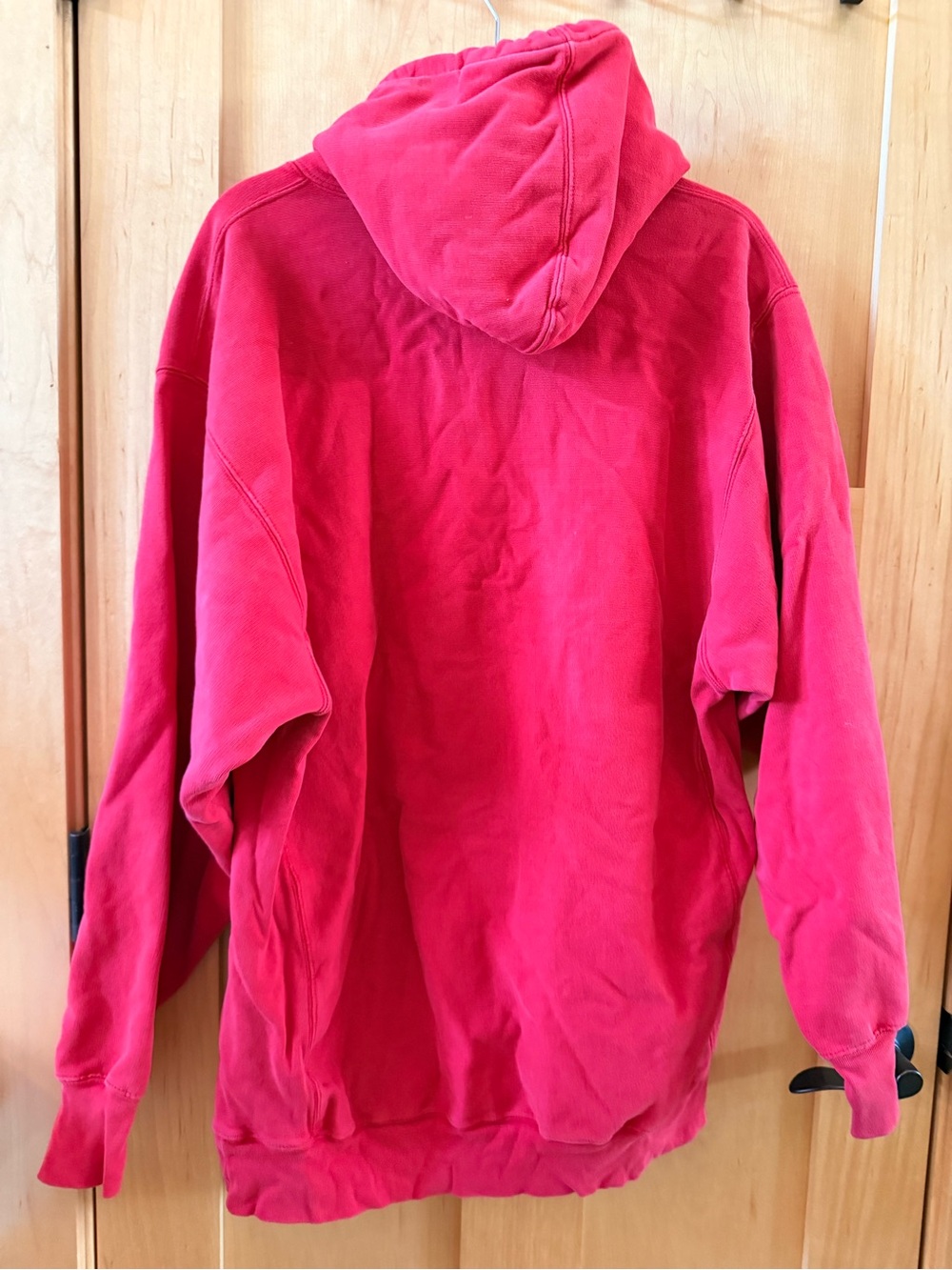 Champion (steve and Barry’s) Red Ohio State Pullover Hoodie - Picture 4 of 4